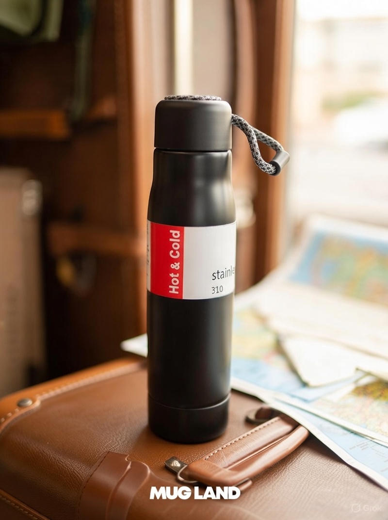  فلاسک بطری قمقمه دو لایه استیل ضد زنگ 500 میلی 