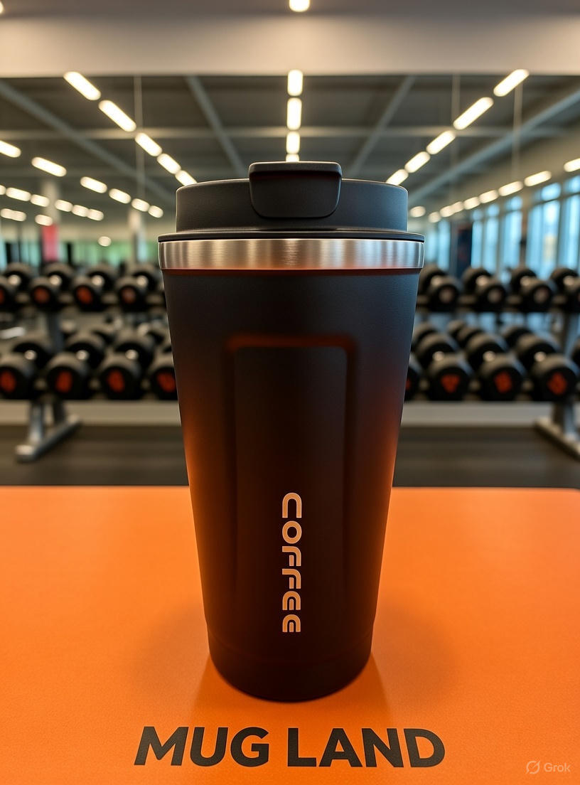  تراول ماگ کافی تپل رنگی مشکی 