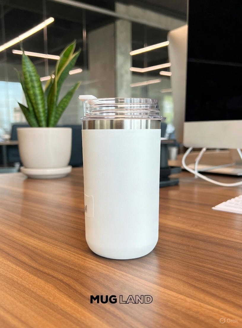  تراول ماگ درب شیشه ای 300 میل 