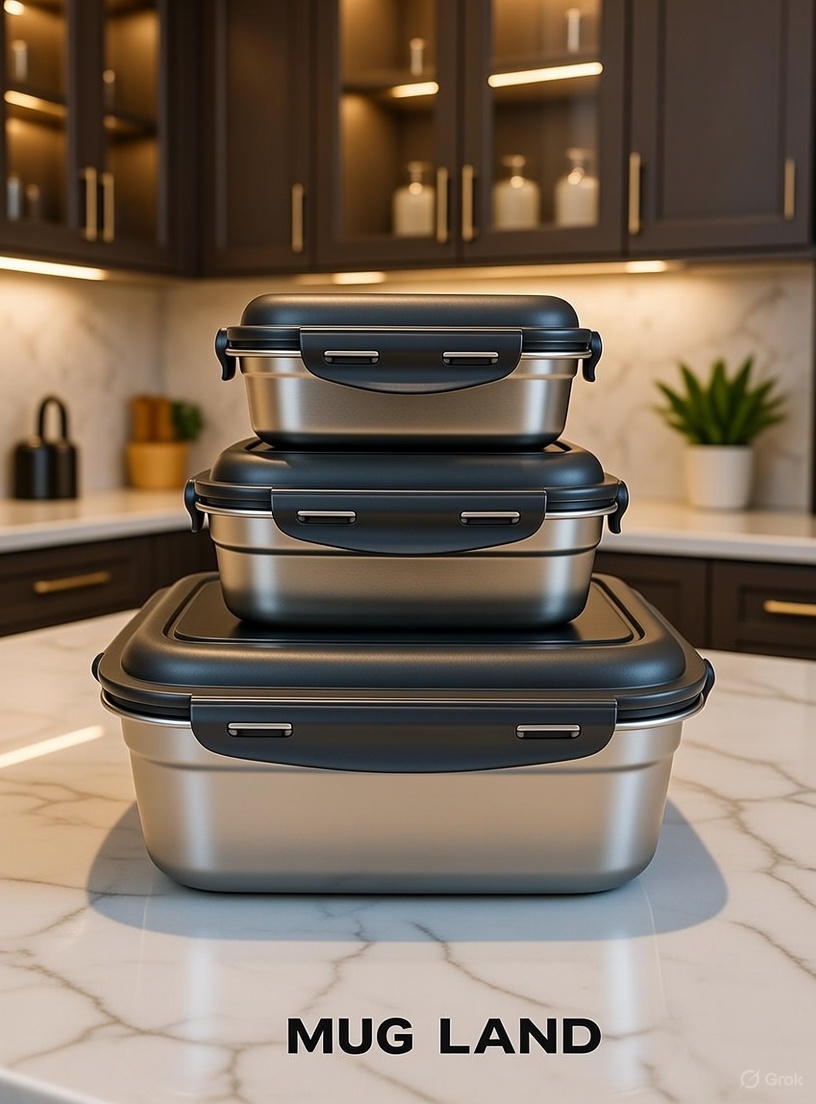  ظرف غذا 3 تیکه یونیک بزرگ 