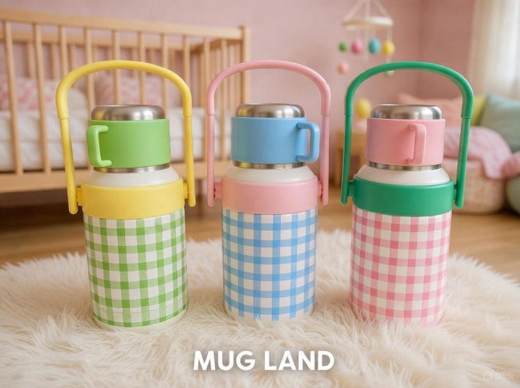 فلاسک چهارخانه 800 میلی