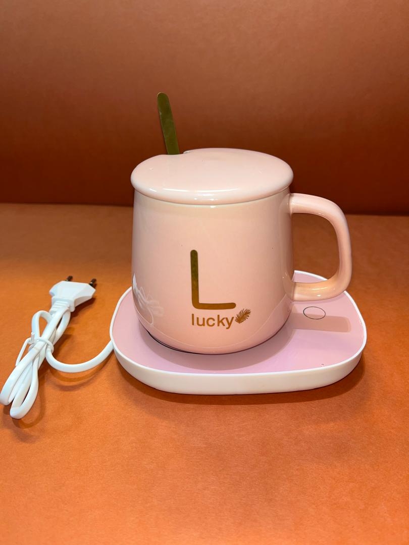  ماگ حرارتی هیتردار صورتی 