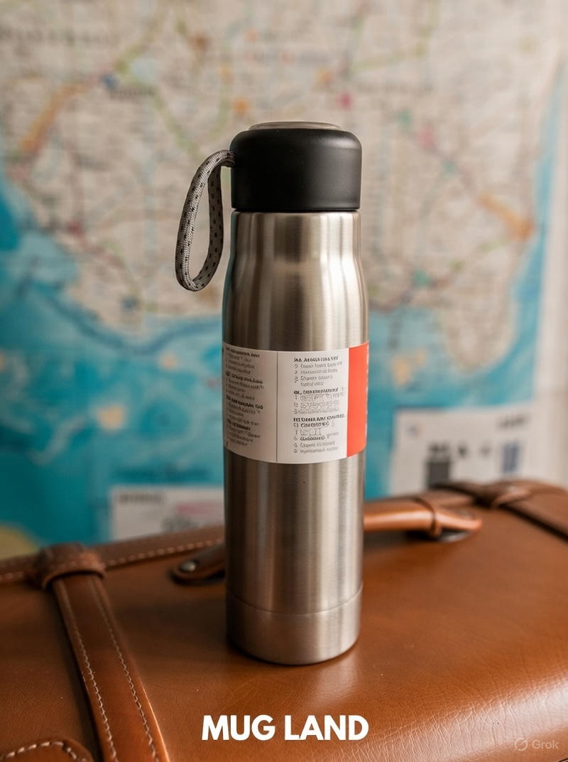  فلاسک بطری قمقمه دو لایه استیل ضد زنگ 500 میلی 