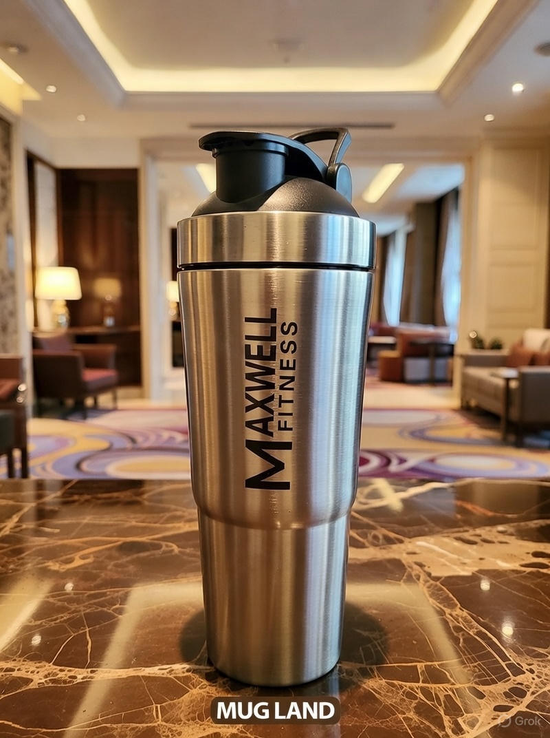  شیکر براق 750میلی مدل MAXWELL FITNESS 