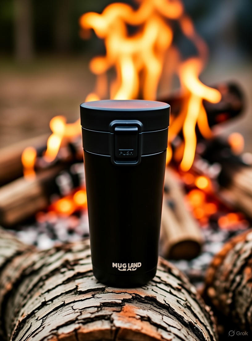  تراول ماگ براق رنگی مشکی 